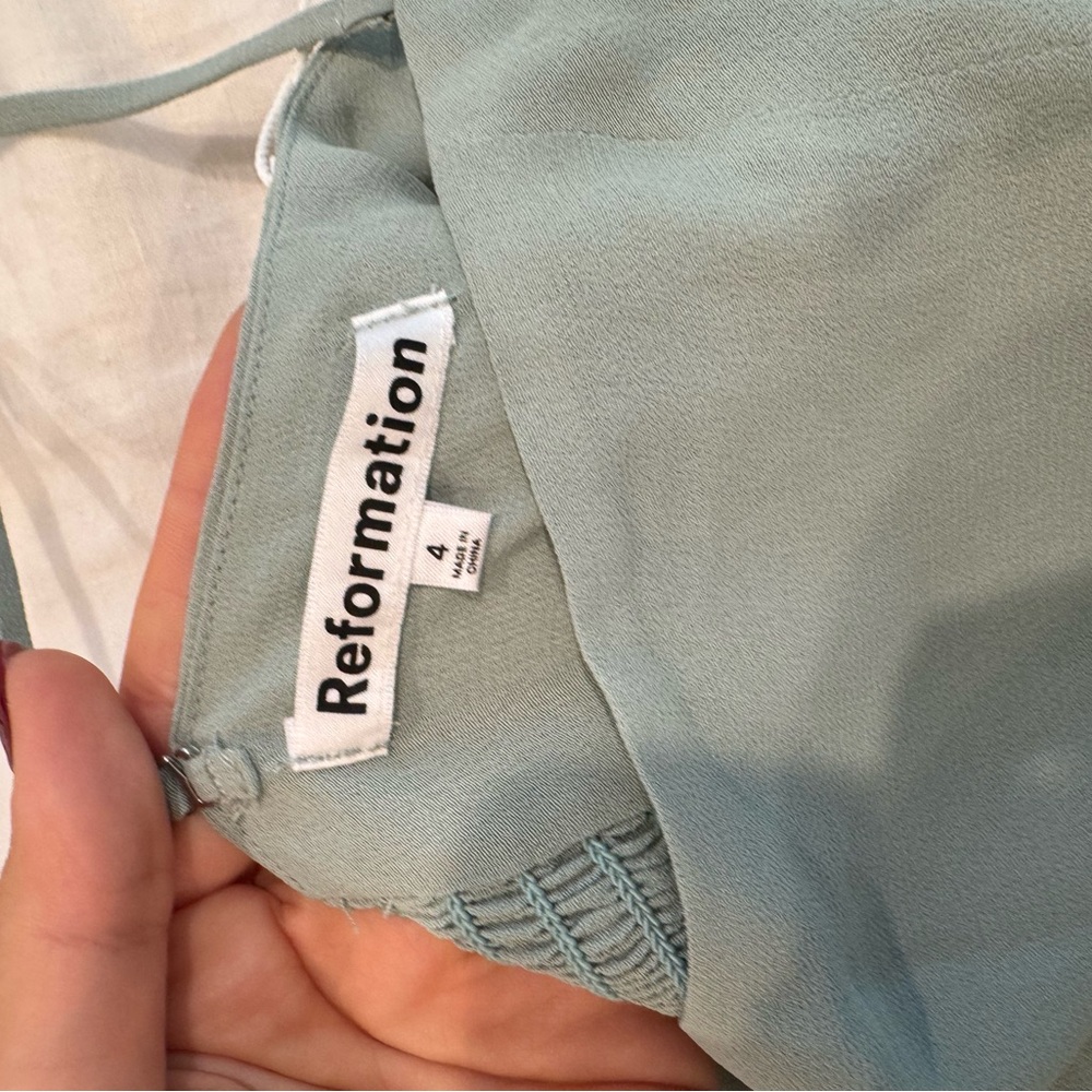 Reformation Mint Green Maxi Dress - Picture 8 of 8